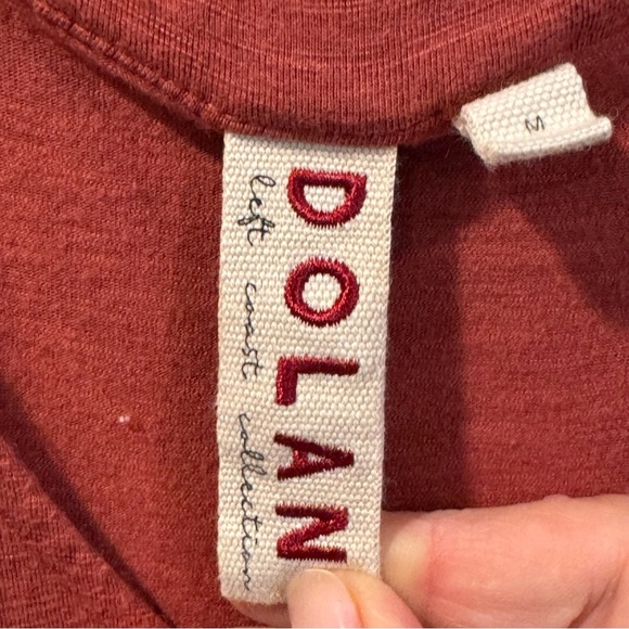 Anthropologie Dolan Rust Sleeveless V-Neck Midi Sundress - Picture 3 of 3